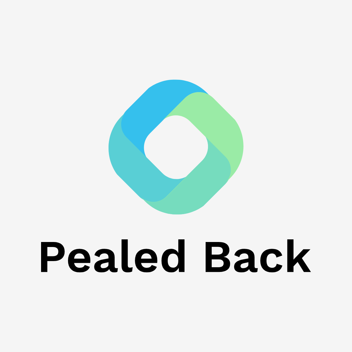 pealed back